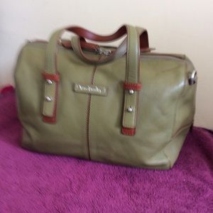 Vera Bradley leather satchel